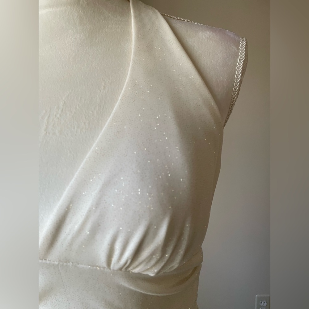 Xoxo Halter Neck Sparkly New Year Eve Dress Size L - Picture 12 of 16